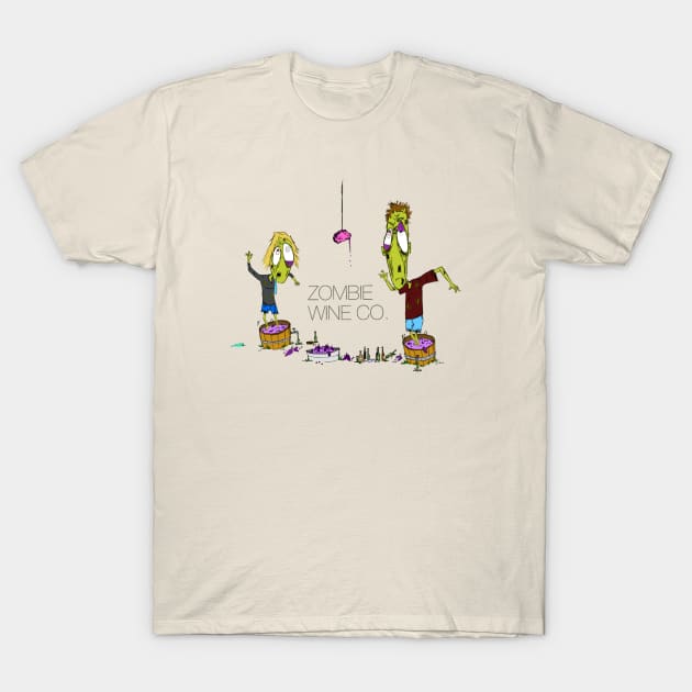 Zombie Wine Co. T-Shirt by Atmospheric Comics Company